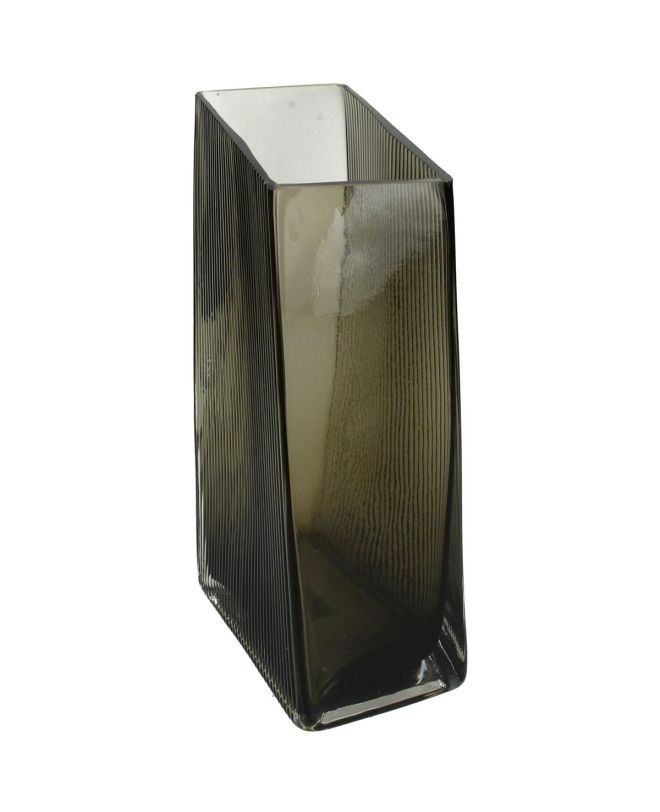 Βάζο ArteLibre Καφέ Γυαλί 14.5x9x25cm