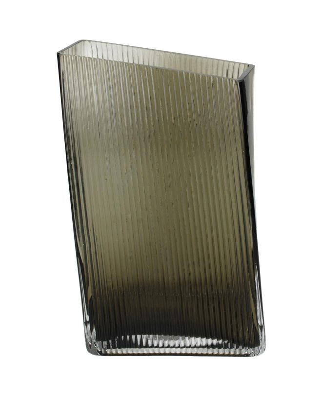 Βάζο ArteLibre Καφέ Γυαλί 14.5x9x25cm