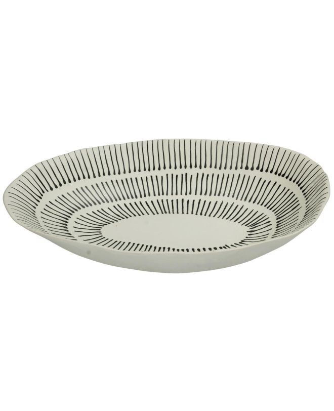 Μπολ Μαύρο Κεραμικό 30.5x20.5x7cm