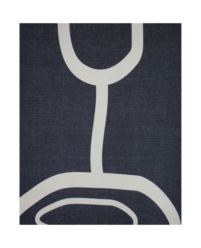 Διακοσμητικό Τοίχου Κρεμαστό Μαύρο Polyester 83x110cm