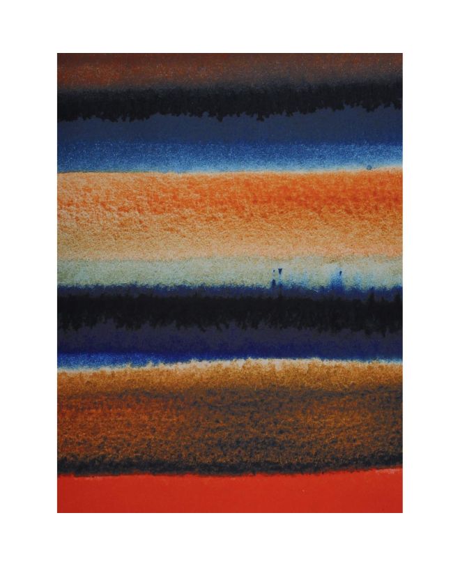 Διακοσμητικό Τοίχου Κρεμαστό Stripes Πολύχρωμο Βελούδο 146x110cm