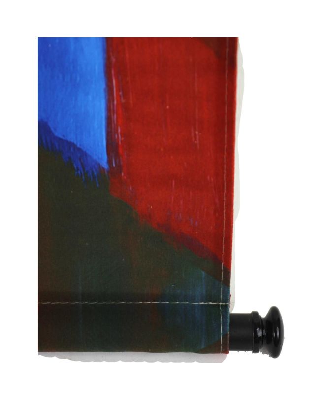 Διακοσμητικό Τοίχου Κρεμαστό Αφηρημένο Πολύχρωμο Βελούδο 105x136cm