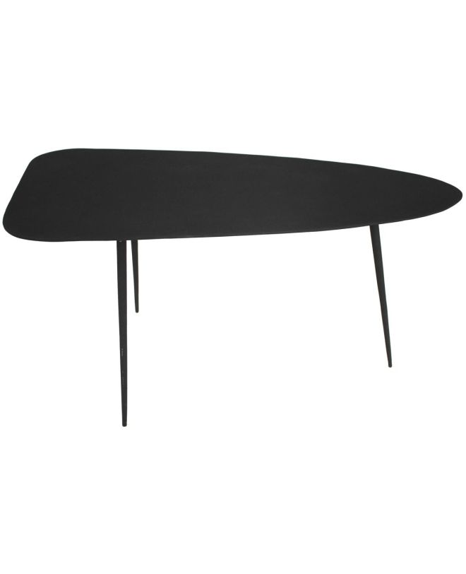 Τραπεζάκι Μαύρο Αλουμίνιο 88x39x46cm