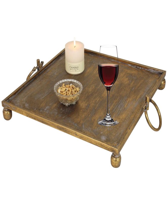 Δίσκος Χρυσό Μέταλλο 61x59x11cm