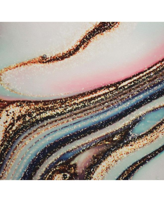 Διακοσμητικό Τοίχου Κρεμαστό Αχάτης Πολύχρωμο Βελούδο 105x136cm