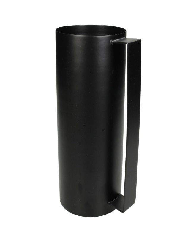 Βάζο ArteLibre Μαύρο Μέταλλο 12.5x10x19.5cm