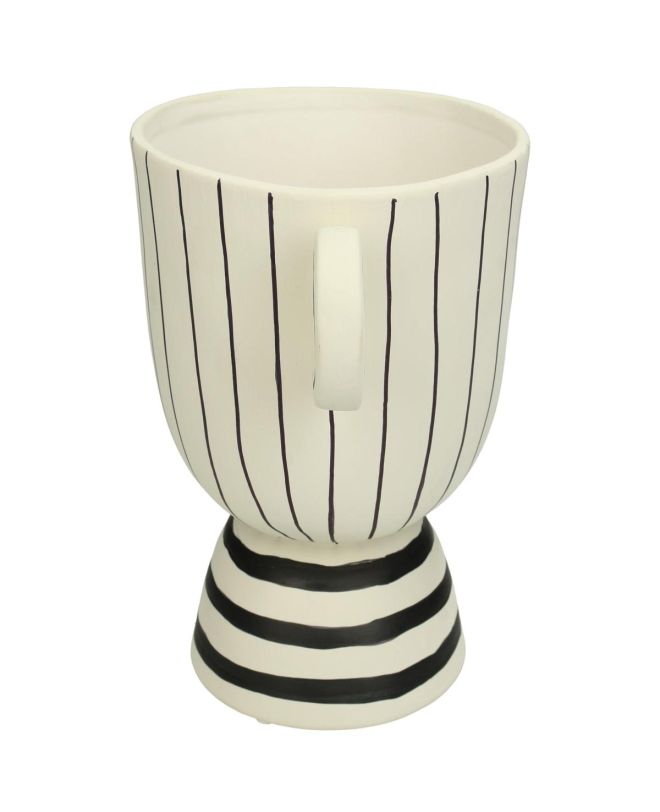 Βάζο Λευκό Πορσελάνη 20.9x13.5x14.5cm