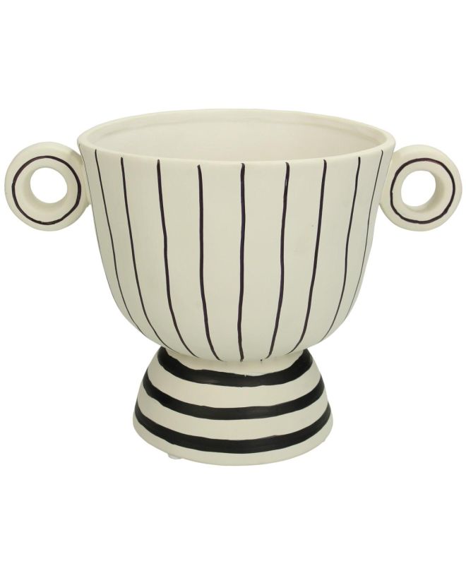 Βάζο Λευκό Πορσελάνη 20.9x13.5x14.5cm