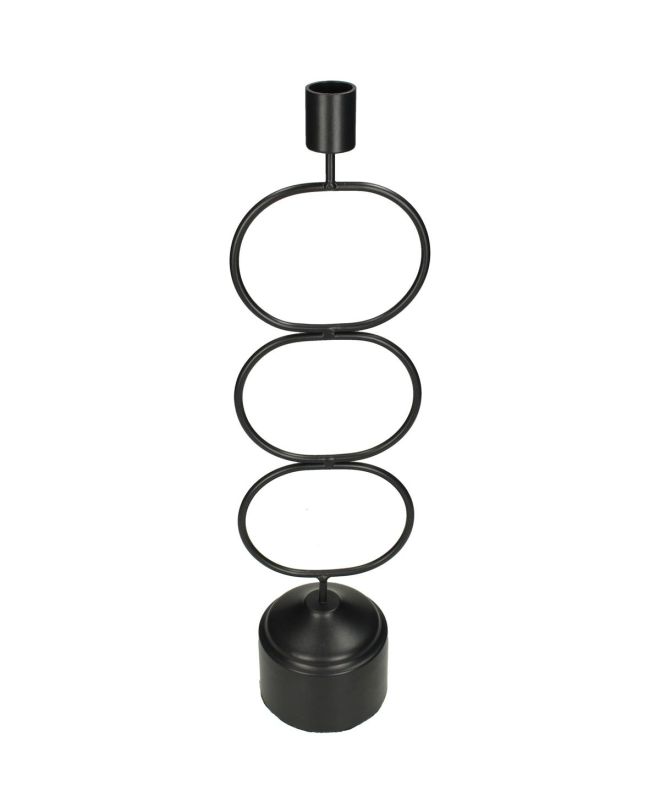 Κηροπήγιο ArteLibre Μαύρο Μέταλλο 10.5x8.2x39.2cm