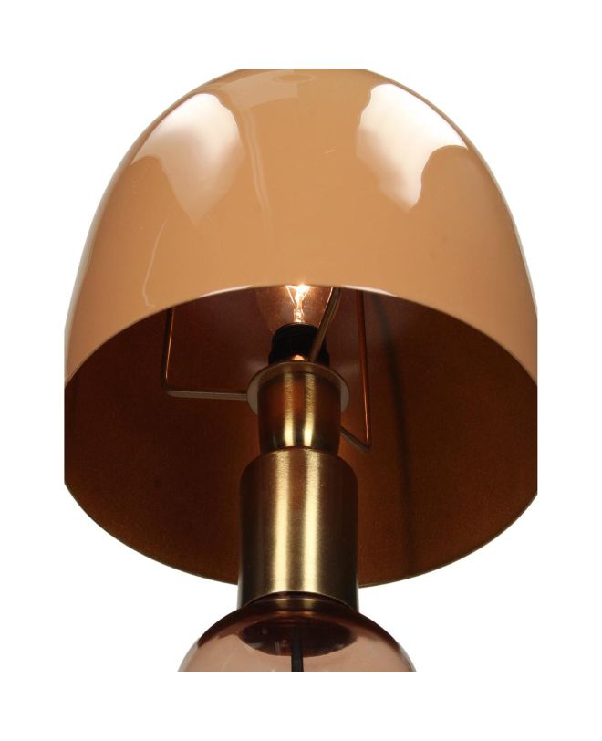 Επιτραπέζιο Φωτιστικό Φυσικό Γυαλί 25x25x39cm