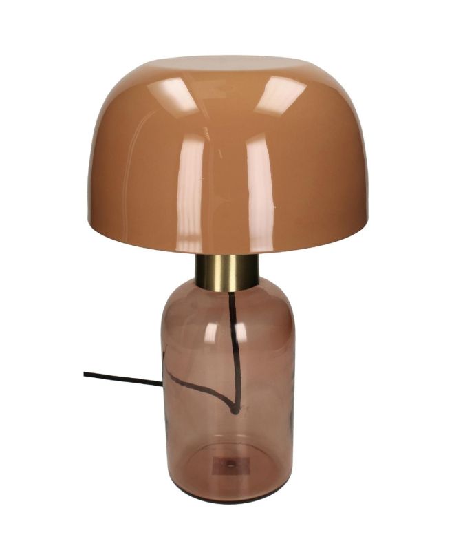 Επιτραπέζιο Φωτιστικό Φυσικό Γυαλί 25x25x39cm