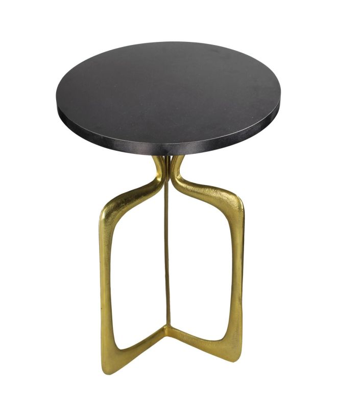 Τραπεζάκι Μαύρο Αλουμίνιο 45x45x51cm