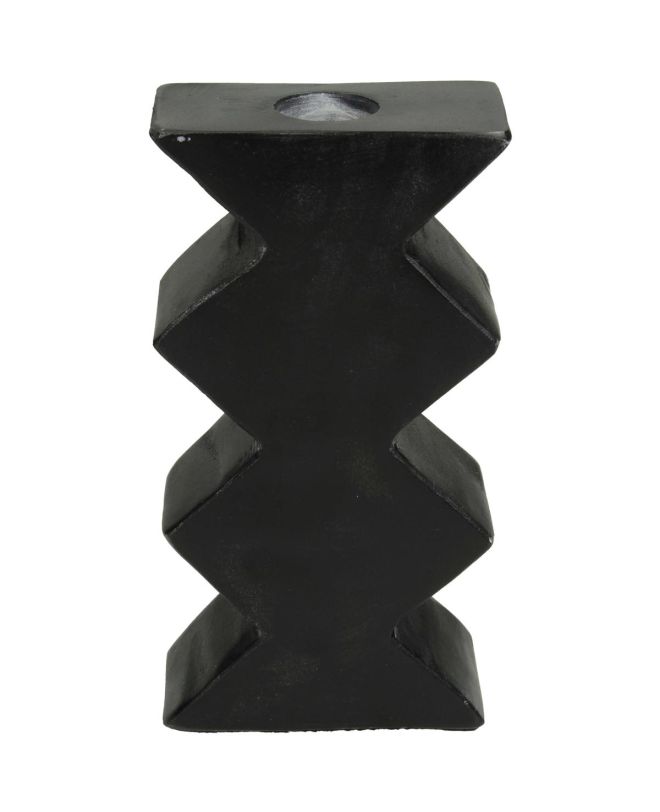 Κηροπήγιο Μαύρο Μάρμαρο 8x4x15.5cm