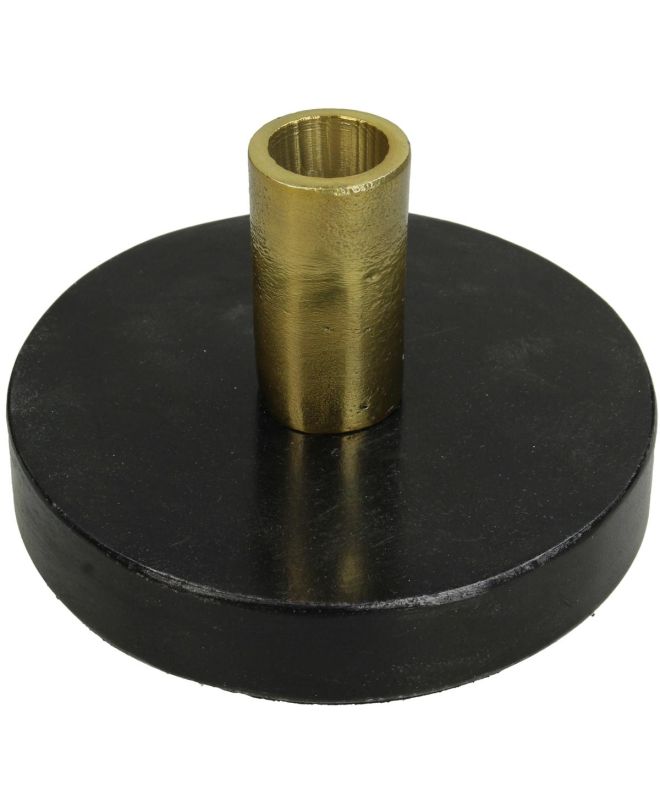 Κηροπήγιο Μαύρο Μάρμαρο 12.5x12.5x8cm