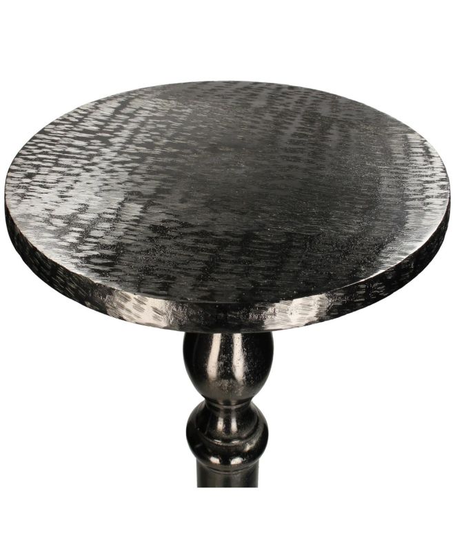 Τραπεζάκι Μαύρο Αλουμίνιο 37x37x60cm