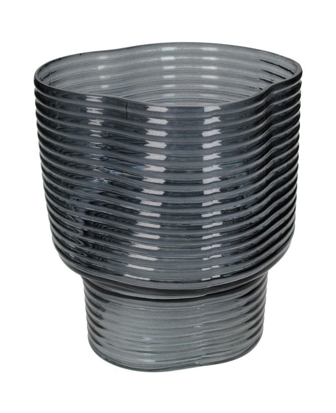 Βάζο ArteLibre Γκρι Γυαλί 18x17x19cm