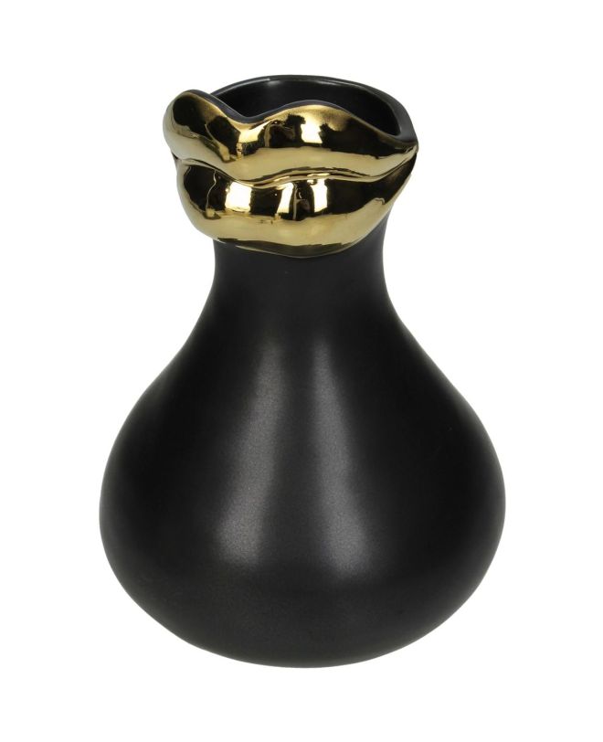 Βάζο ArteLibre Μαύρο Κεραμικό 15x13.5x20cm