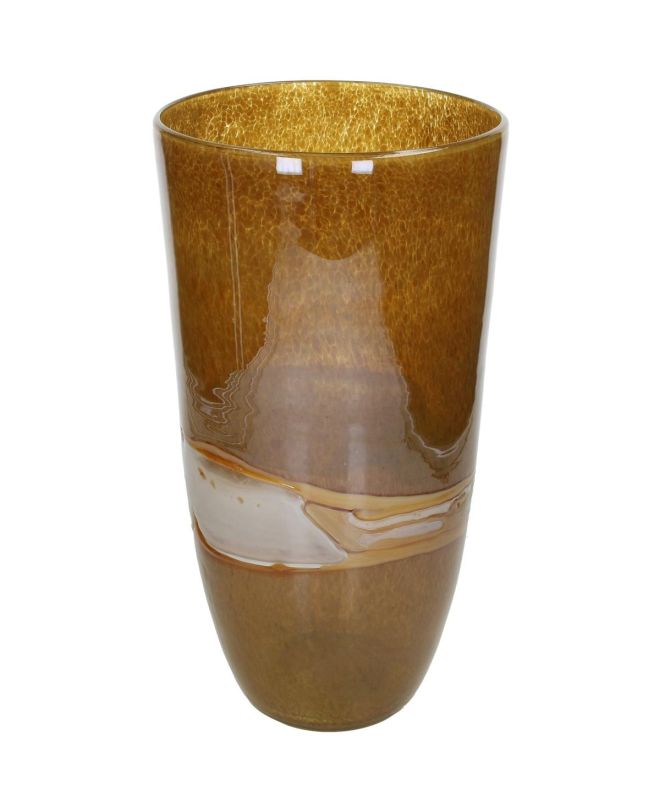 Βάζο Amber Γυαλί 18x18x36.5cm