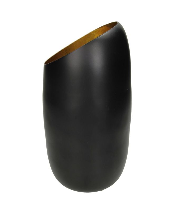 Κηροπήγιο ArteLibre Μαύρο Αλουμίνιο 13.5x13.5x20cm