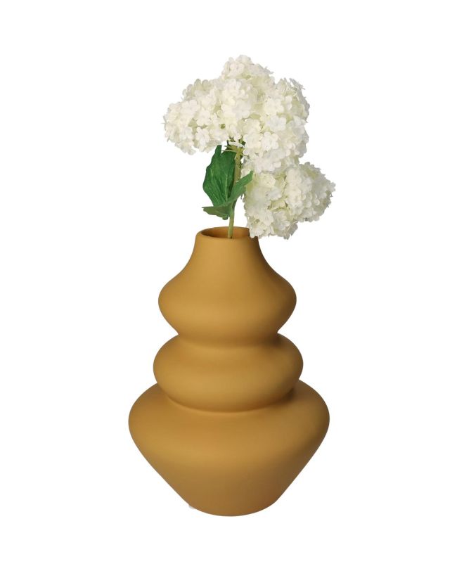 Βάζο Ώχρα Δολομίτης 15x15x20cm