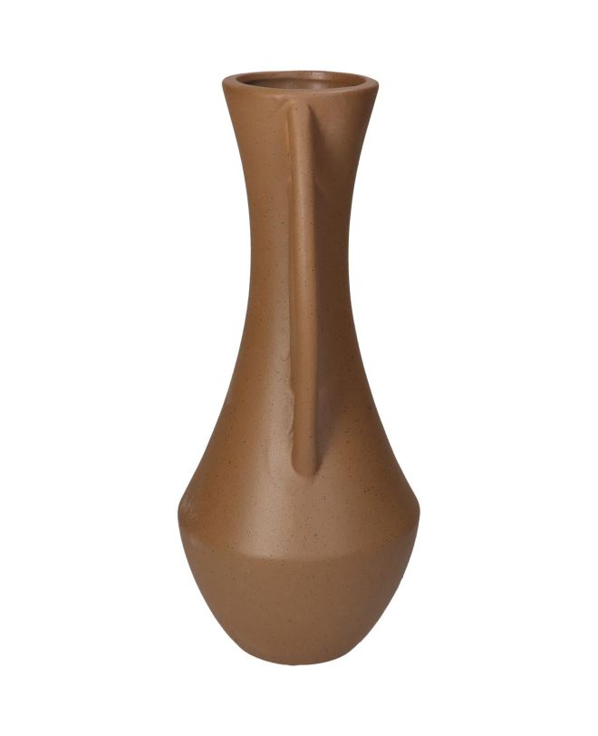 Βάζο Καφέ Κεραμικό 11.5x11x25cm