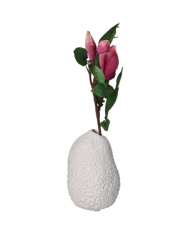 Βάζο ArteLibre Λευκό Κεραμικό 10x10x15cm