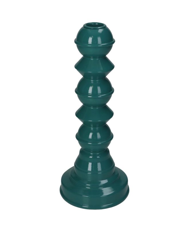 Κηροπήγιο Πετρόλ Polyresin 10x10x25cm