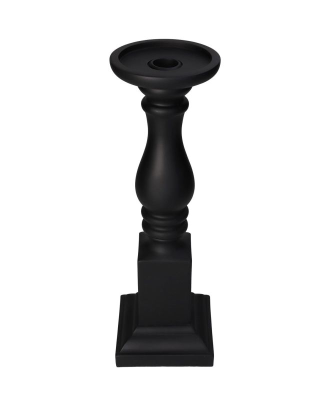 Κηροπήγιο ArteLibre Μαύρο Polyresin 10.2x10.2x32.5cm