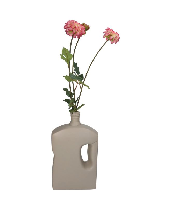 Βάζο ArteLibre Μπουκάλι Μπεζ Κεραμικό 16x8.3x28.5cm