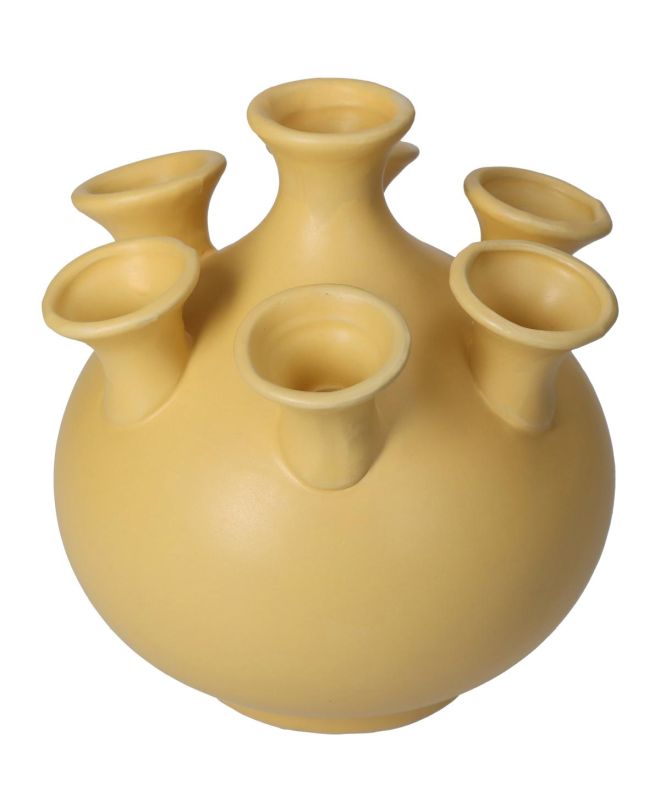 Βάζο Κίτρινο Κεραμικό 15.5x16.5x17.3cm