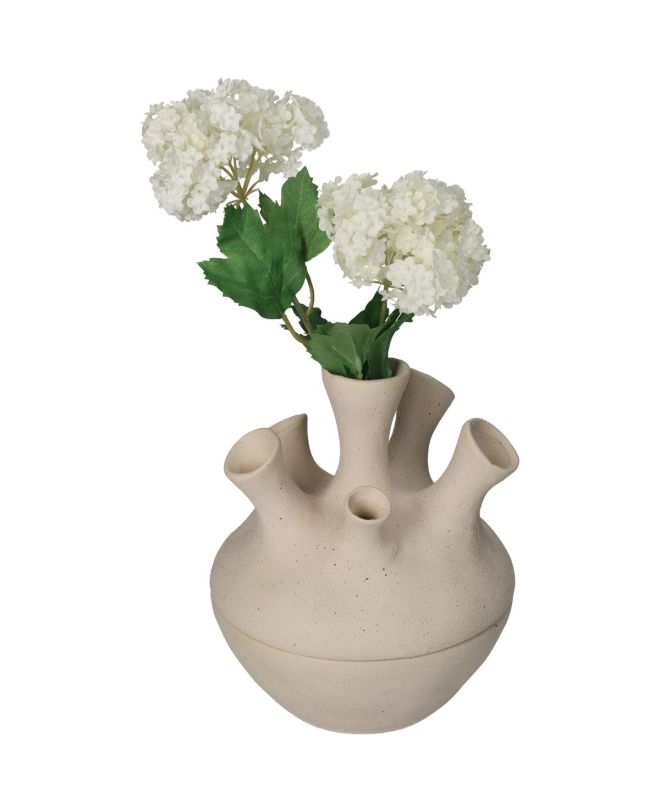 Βάζο Ιβουάρ Κεραμικό 17x16.5x19.5cm