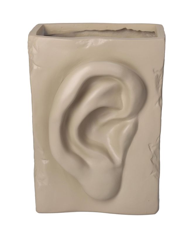 Κασπώ Αυτί Μπεζ Polyresin 15x10.5x21cm