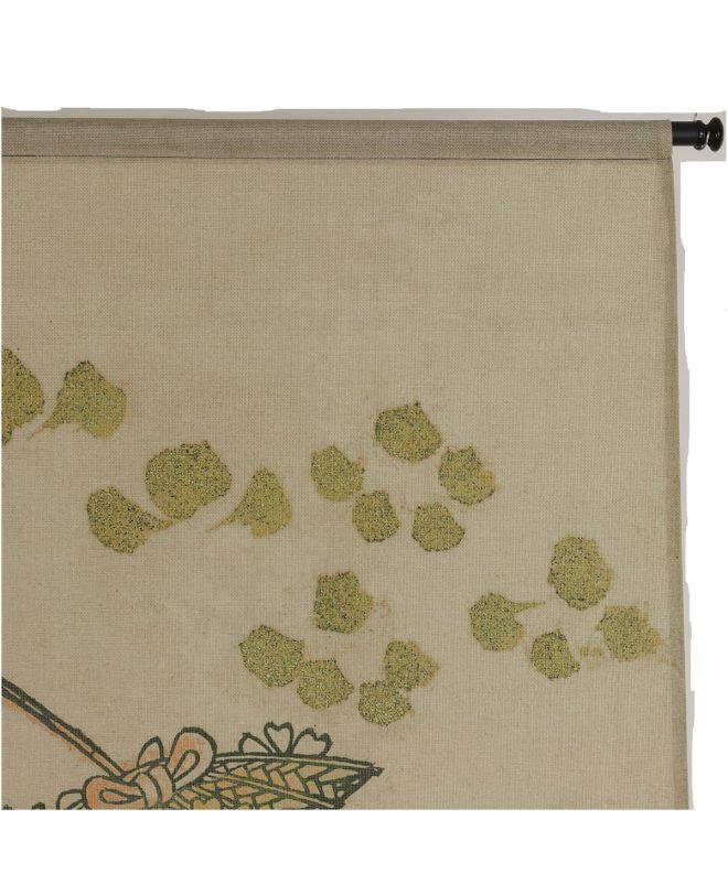 Διακοσμητικό Τοίχου Κρεμαστό Γυναίκα Με Κιμονό Πολύχρωμο Polyester 83x175cm