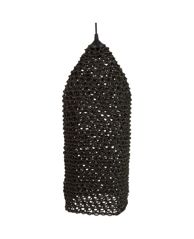 Καπέλο Φωτιστικού ArteLibre Μαύρο Χαρτί 20x20x50cm