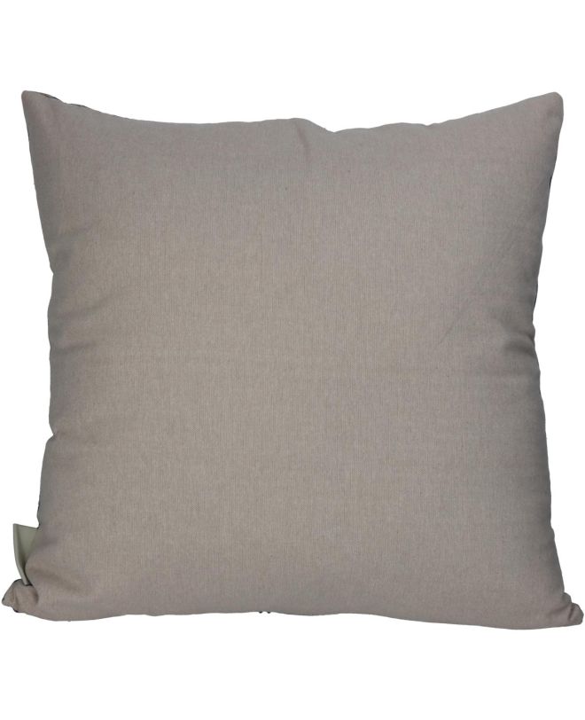 Μαξιλάρι Λουλούδια Μπεζ Βαμβακερό 45x45cm