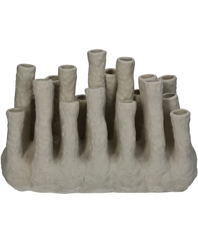 Βάζο Κοράλι Εκρού Κεραμικό 36x16x24cm