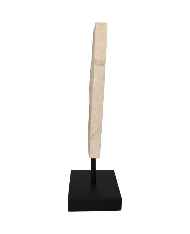 Διακοσμητικό Φύλο Ιβουάρ Polyresin 21x11.8x39.8cm