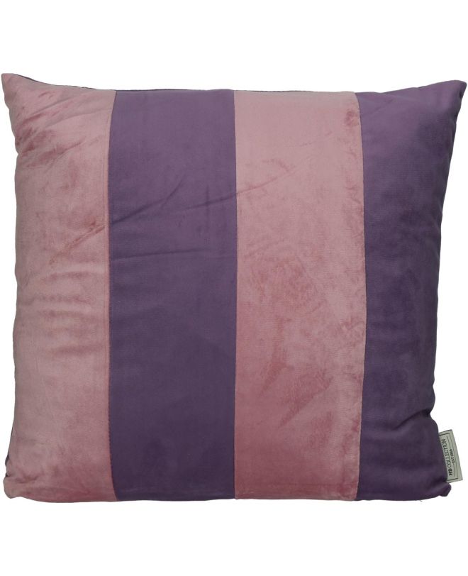 Μαξιλάρι Ρίγες Πολύχρωμο Βελούδο 45x45cm