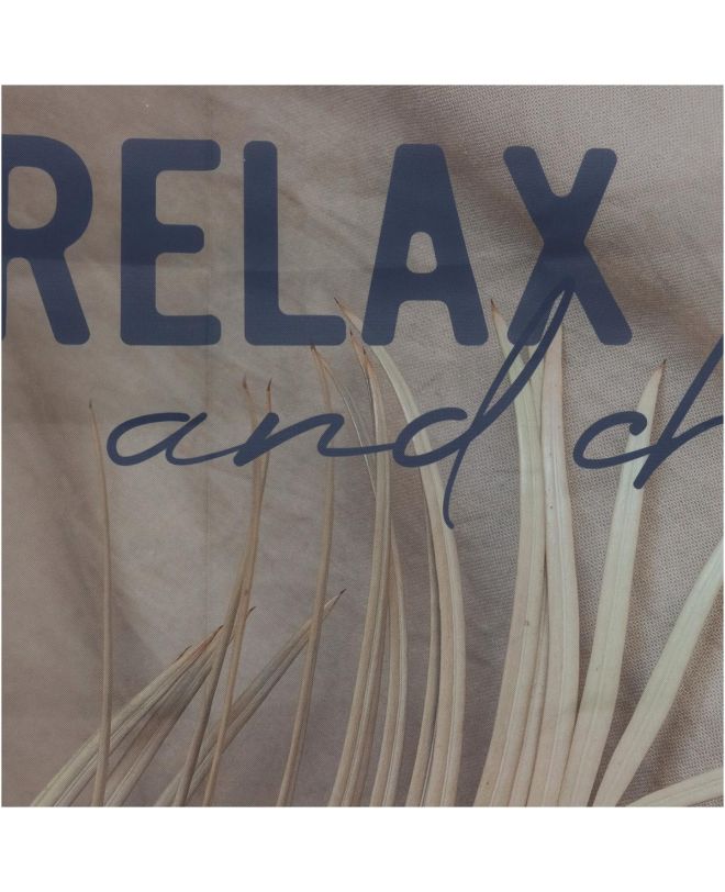 Διακοσμητικό Τοίχου Κρεμαστό Just Relax Άμμου Polyester 122x156cm